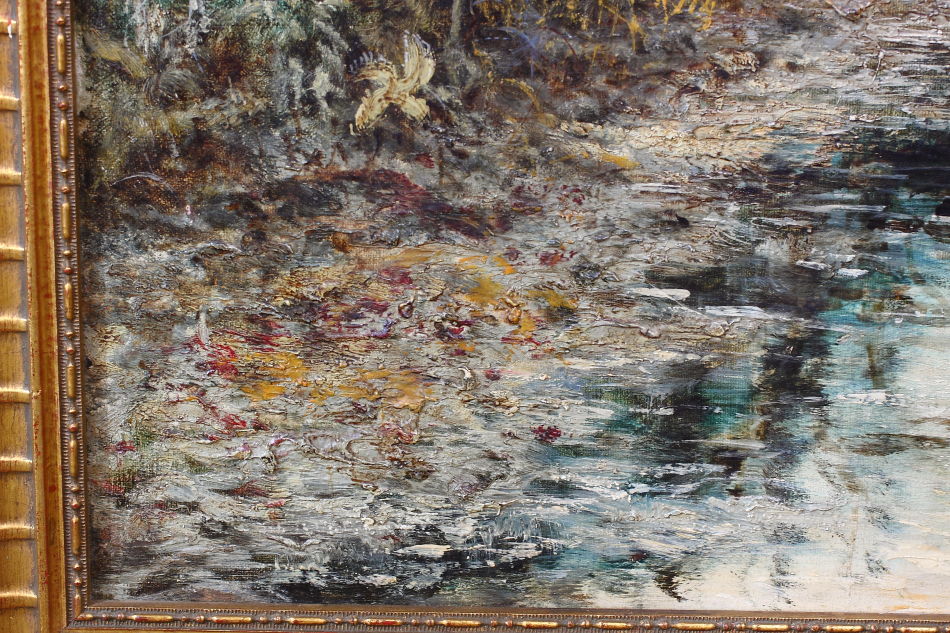Evening in the Woodland /Oil Painting