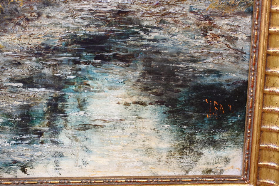 Evening in the Woodland /Oil Painting