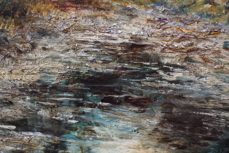 Evening in the Woodland /Oil Painting