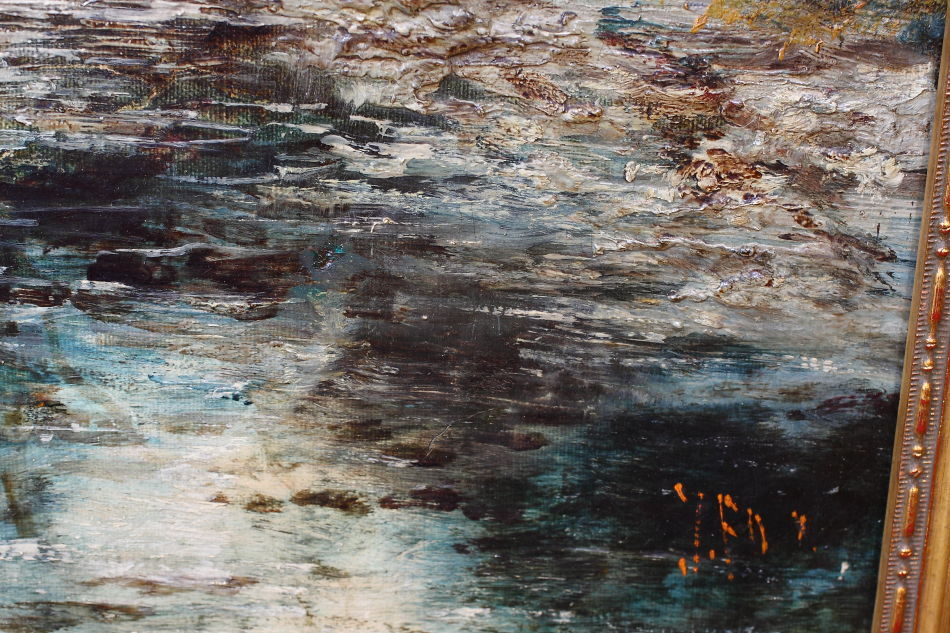 Evening in the Woodland /Oil Painting
