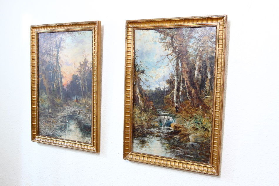 Evening in the Woodland /Oil Painting