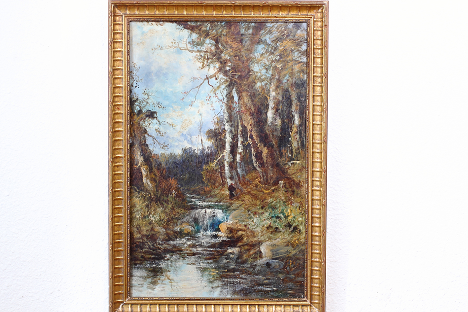Morning in the Woodland/Oil Painting
