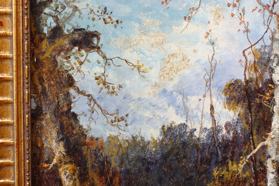 Morning in the Woodland/Oil Painting