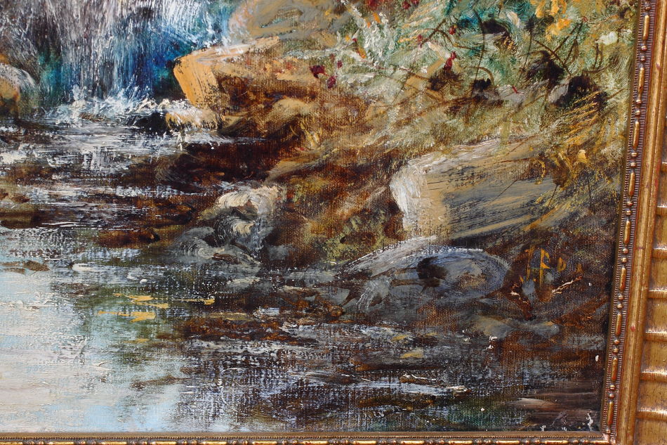 Morning in the Woodland/Oil Painting