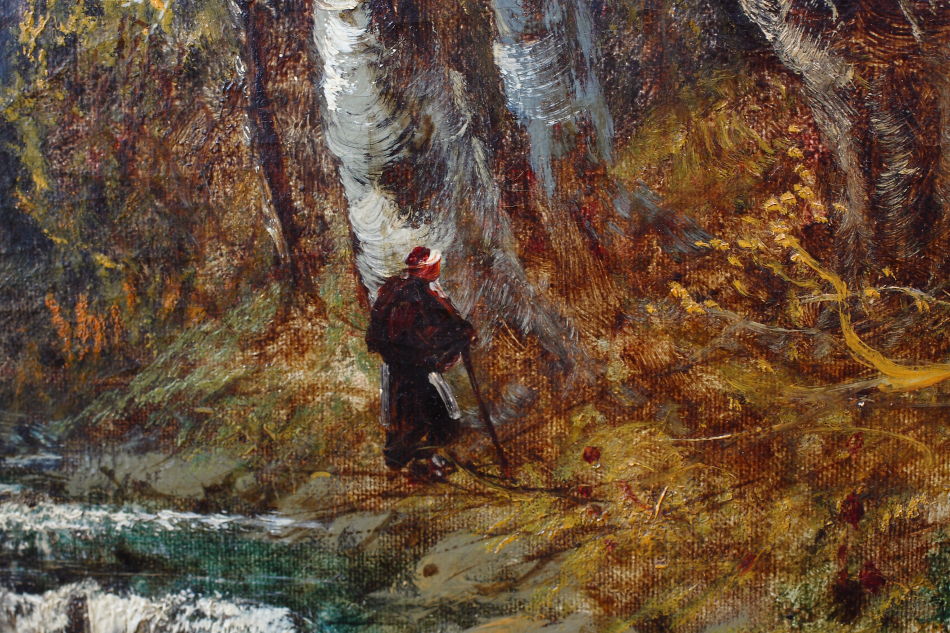 Morning in the Woodland/Oil Painting