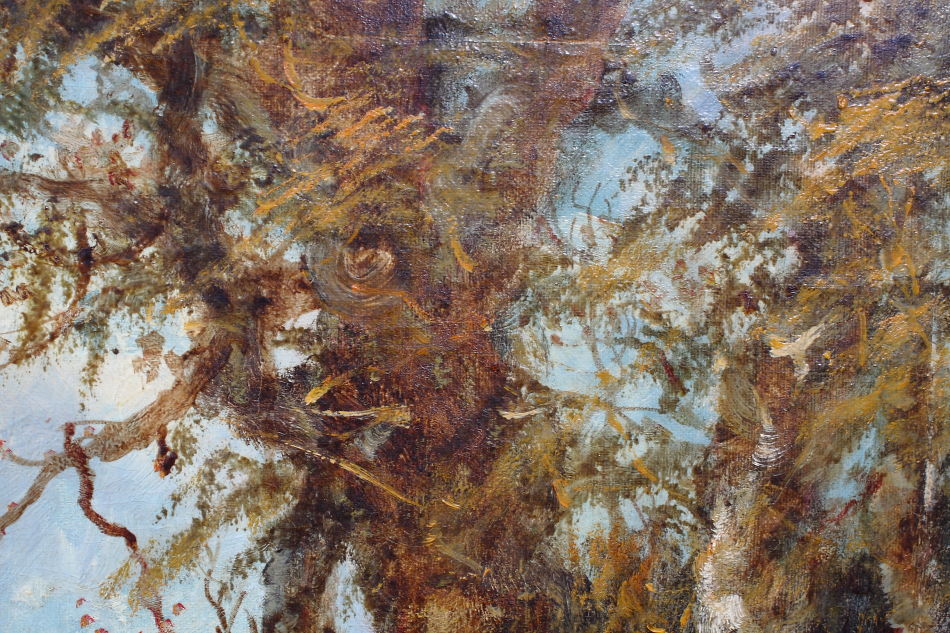 Morning in the Woodland/Oil Painting
