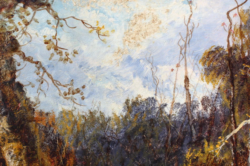 Morning in the Woodland/Oil Painting