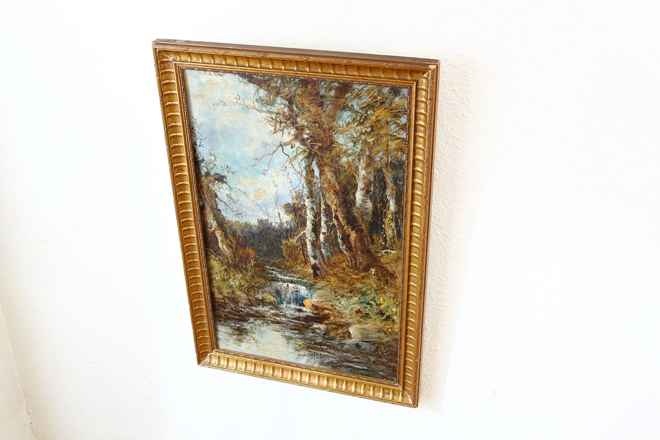 Morning in the Woodland/Oil Painting