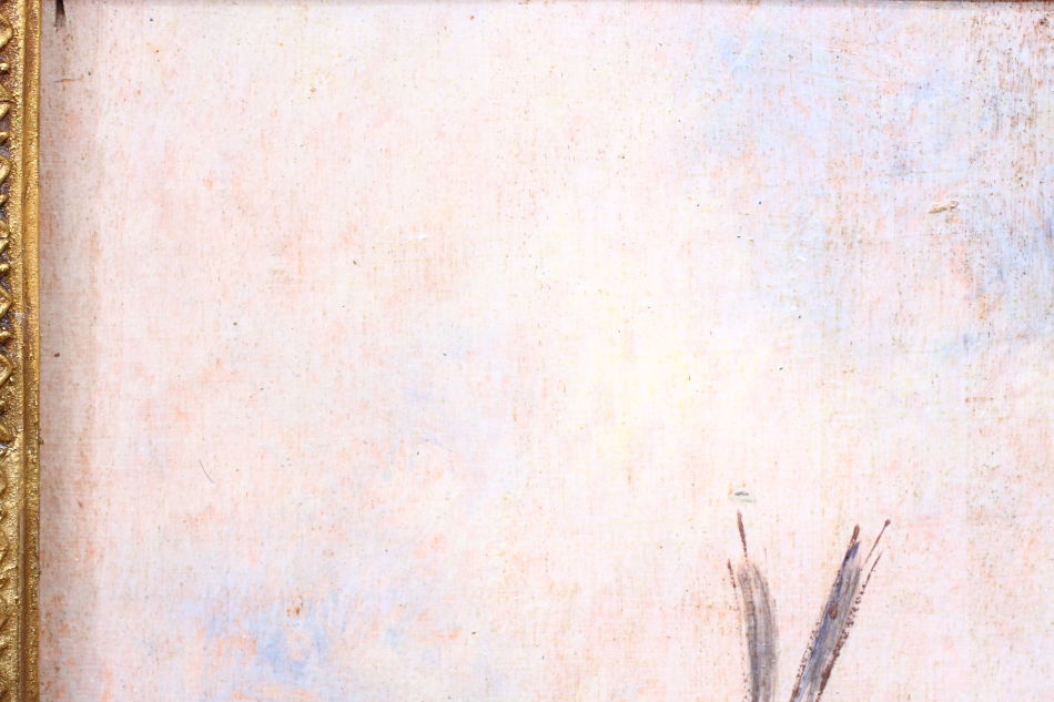 Figures before Windmill / Oil Painting