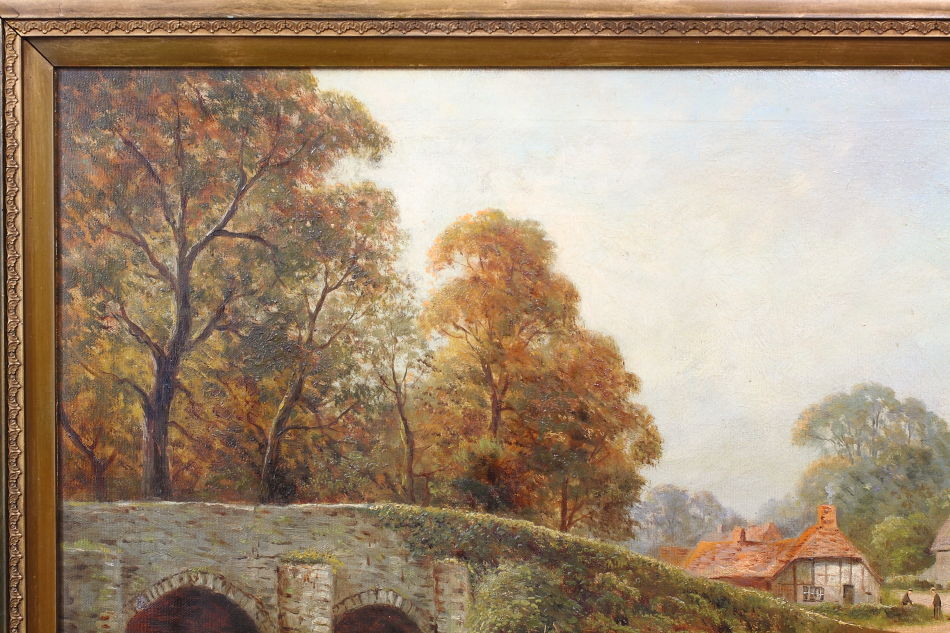 Fetch the Stick! / Oil Painting