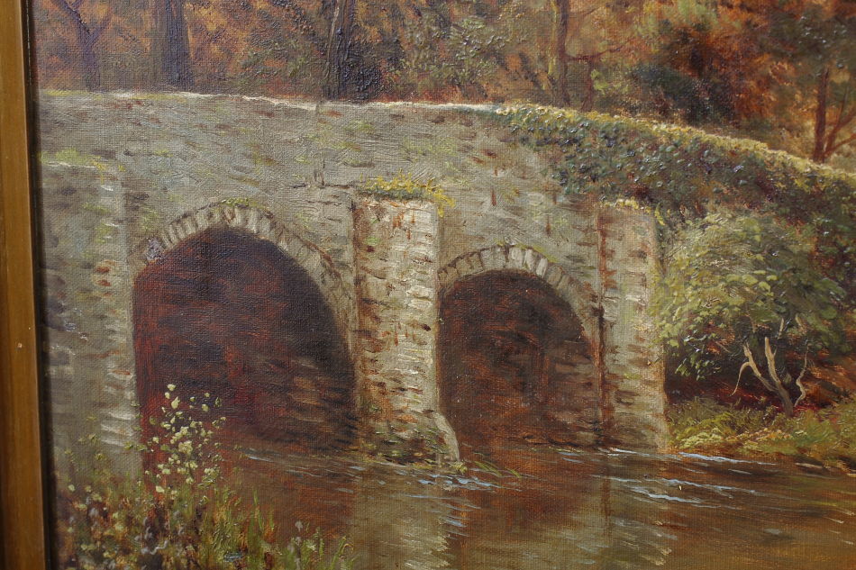 Fetch the Stick! / Oil Painting