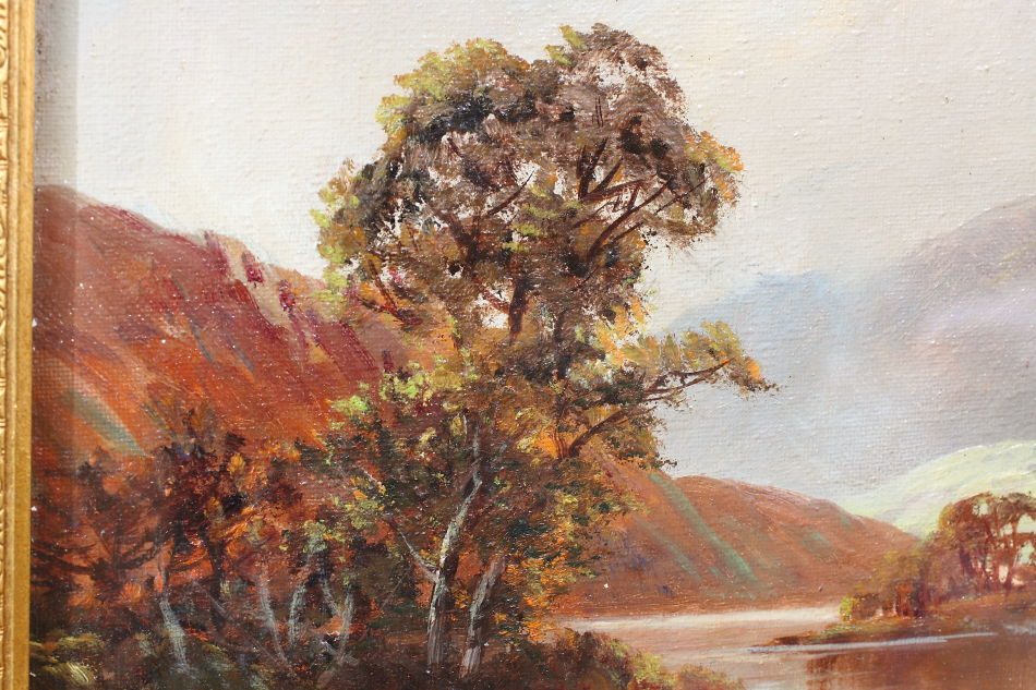Helens Isle Loch Lomond / Oil Painting