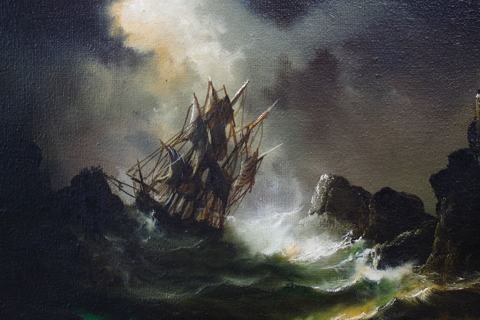 High Seas / Oil Painting