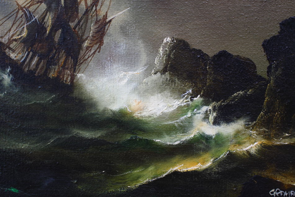 High Seas / Oil Painting