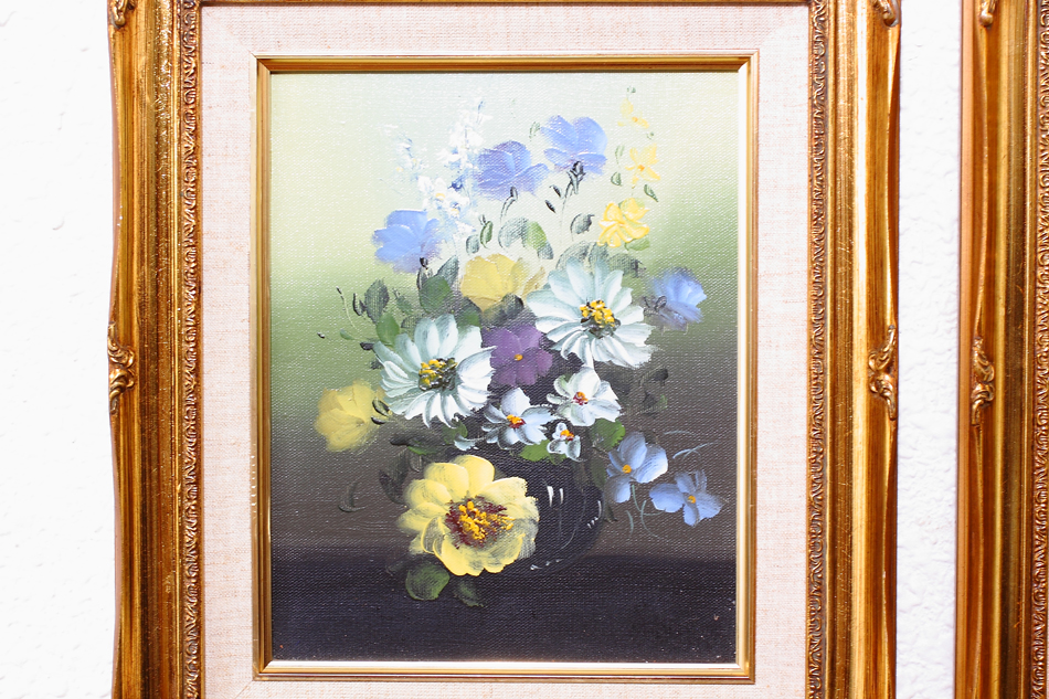 Still Life of flowers / oil painting