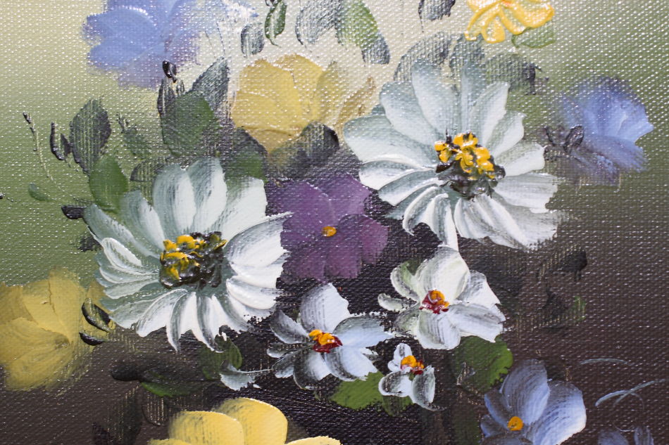 Still Life of flowers / oil painting