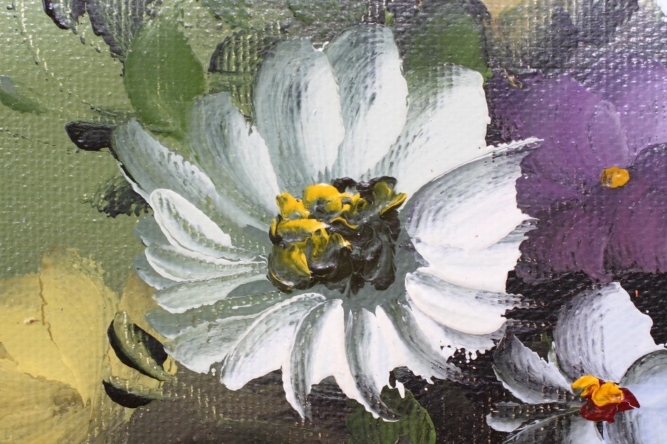 Still Life of flowers / oil painting
