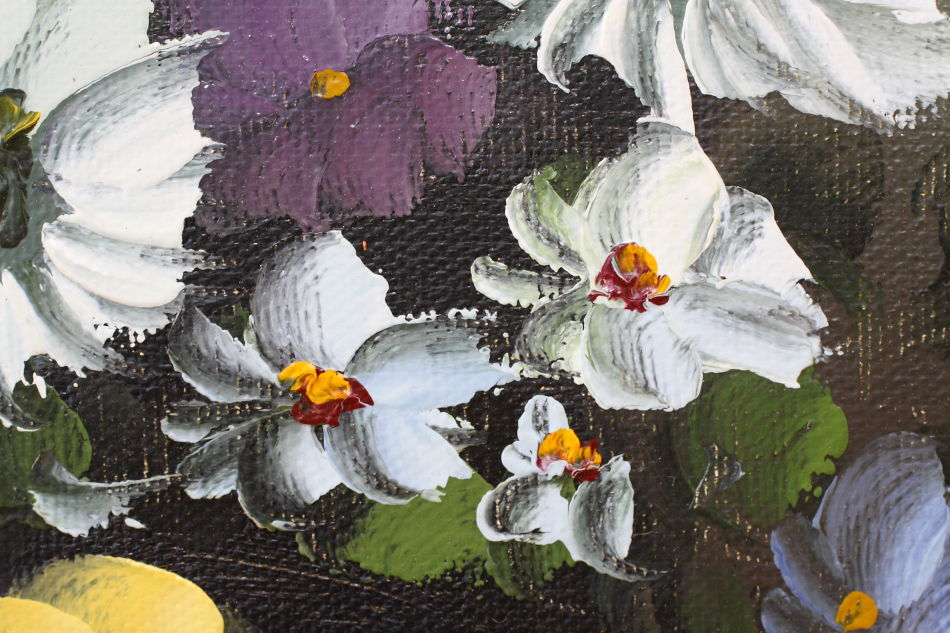 Still Life of flowers / oil painting