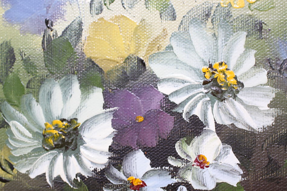 Still Life of flowers / oil painting