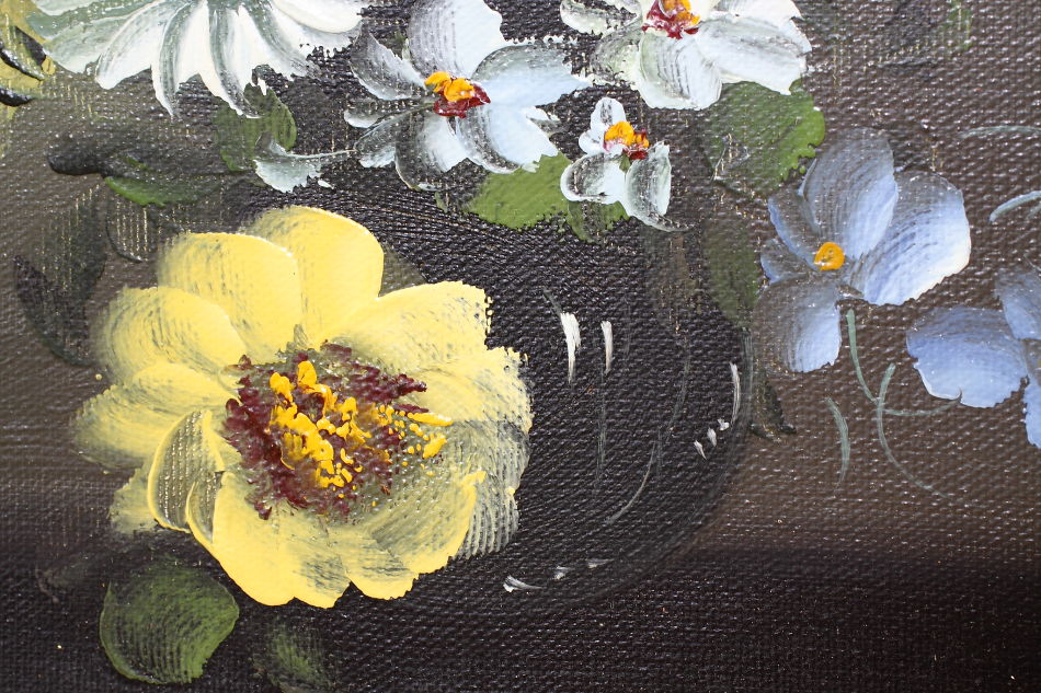 Still Life of flowers / oil painting