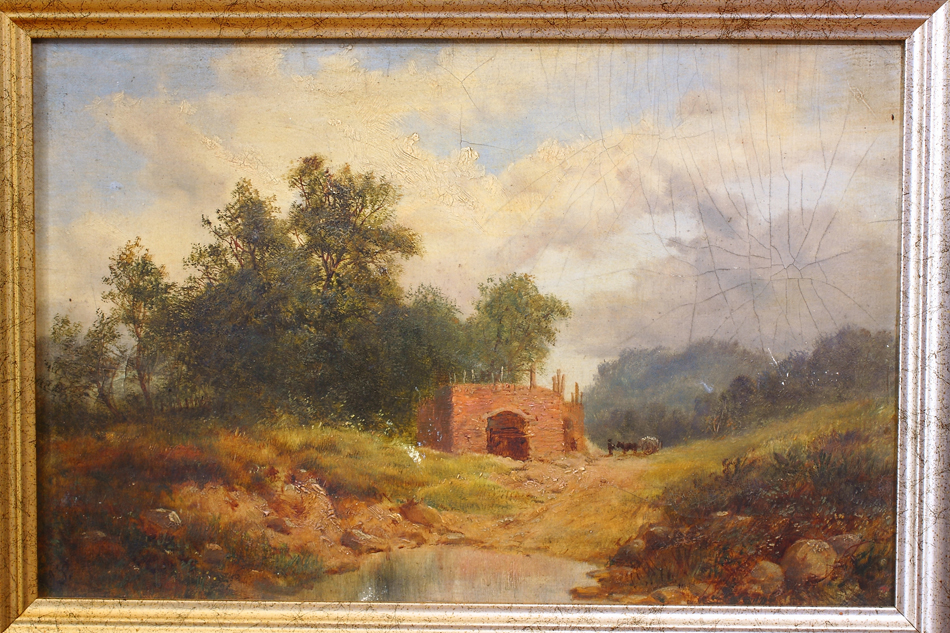 The Horse and Cart / Oil Painting