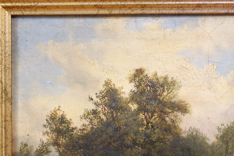The Horse and Cart / Oil Painting