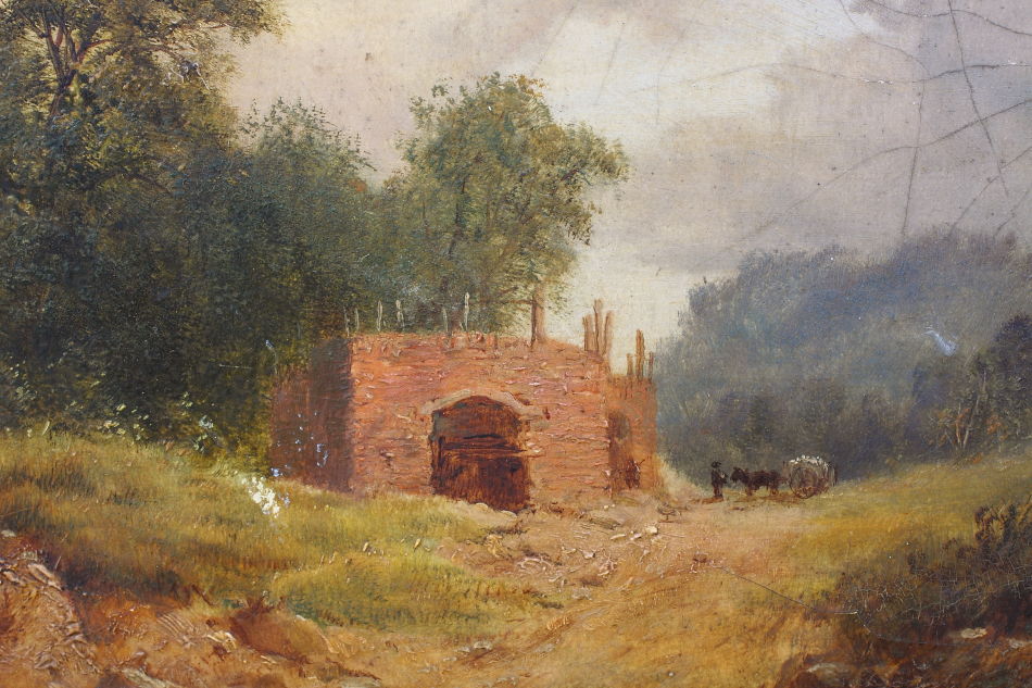 The Horse and Cart / Oil Painting