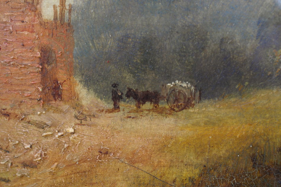 The Horse and Cart / Oil Painting