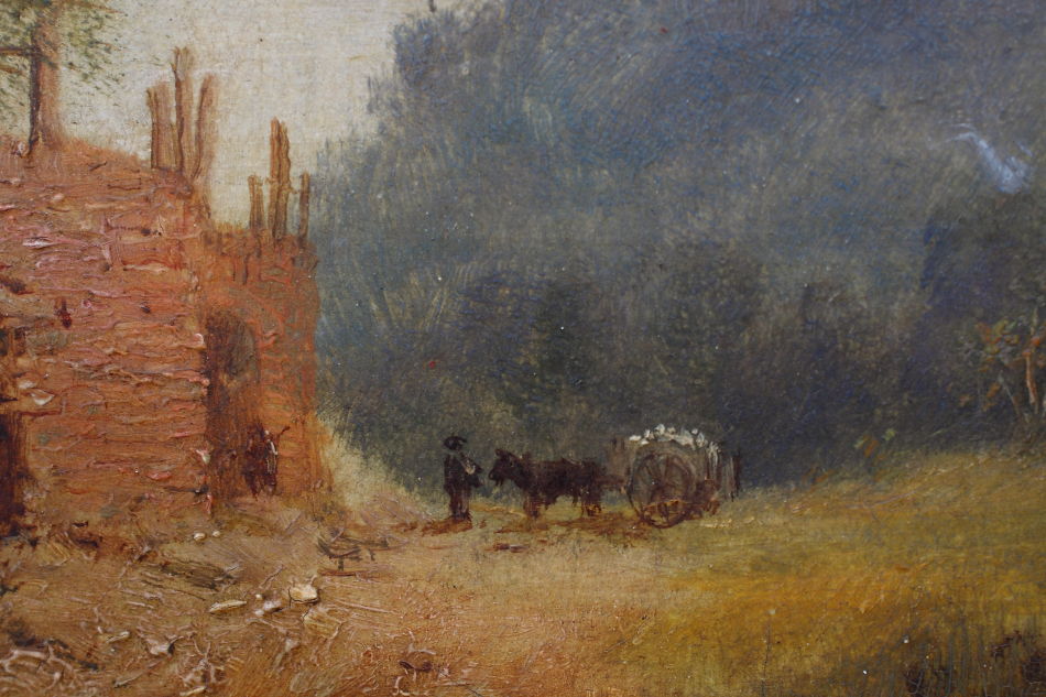 The Horse and Cart / Oil Painting