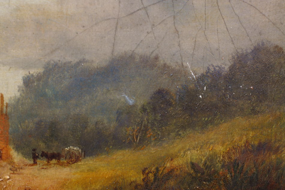 The Horse and Cart / Oil Painting