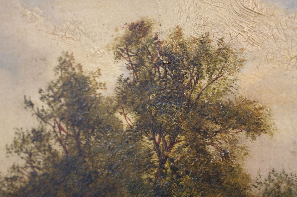 The Horse and Cart / Oil Painting