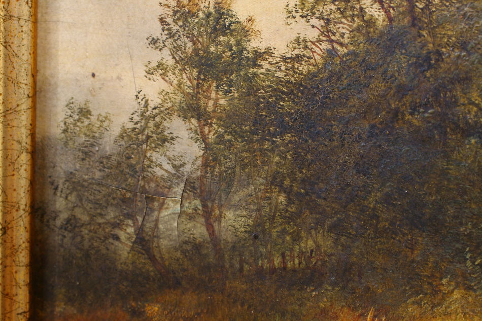 The Horse and Cart / Oil Painting