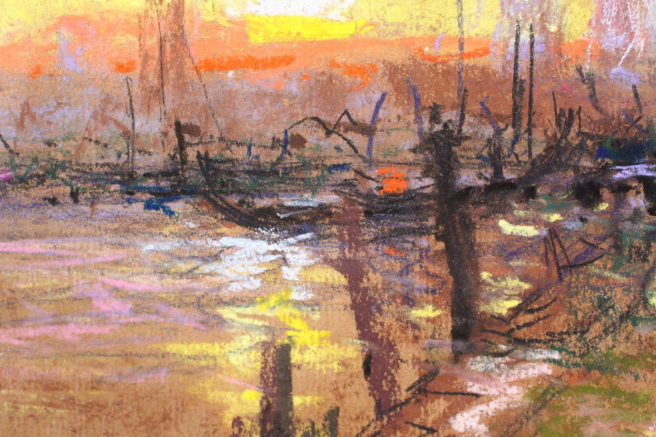 Sultry Venice Evening / Water Colour 