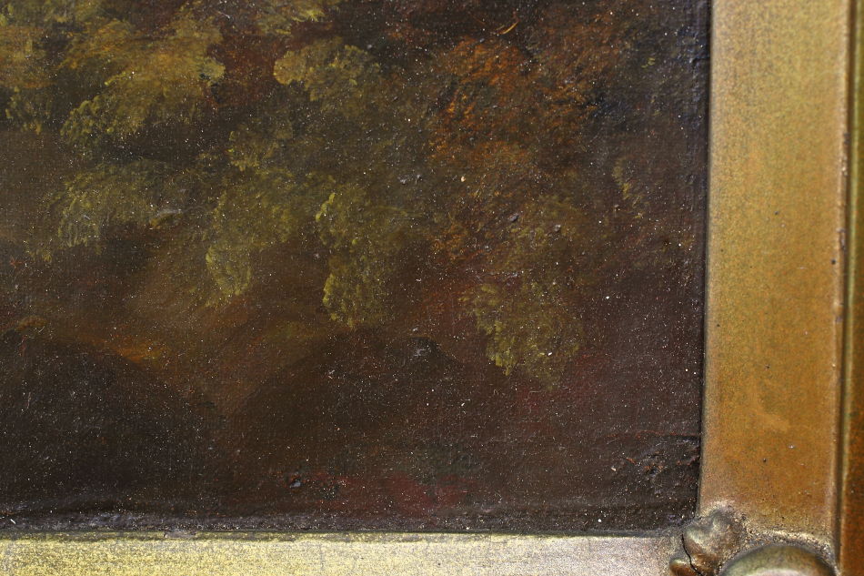 Ruins in the Scottish Highlands / Oil Painting