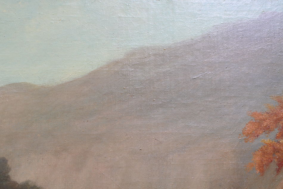 Ruins in the Scottish Highlands / Oil Painting