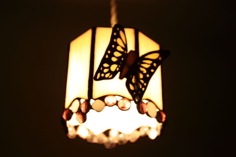 ニドnido ステンドグラス ランプ ”パピヨンpapillon”
