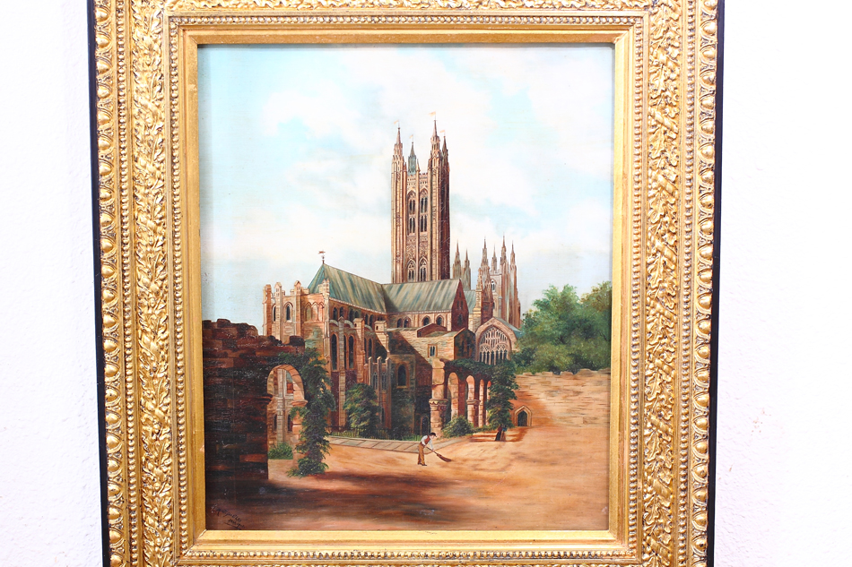 Canterbury Cathedral / Oil Painting