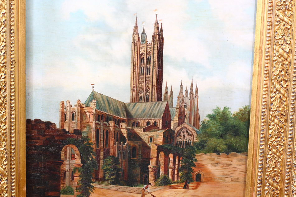 Canterbury Cathedral / Oil Painting