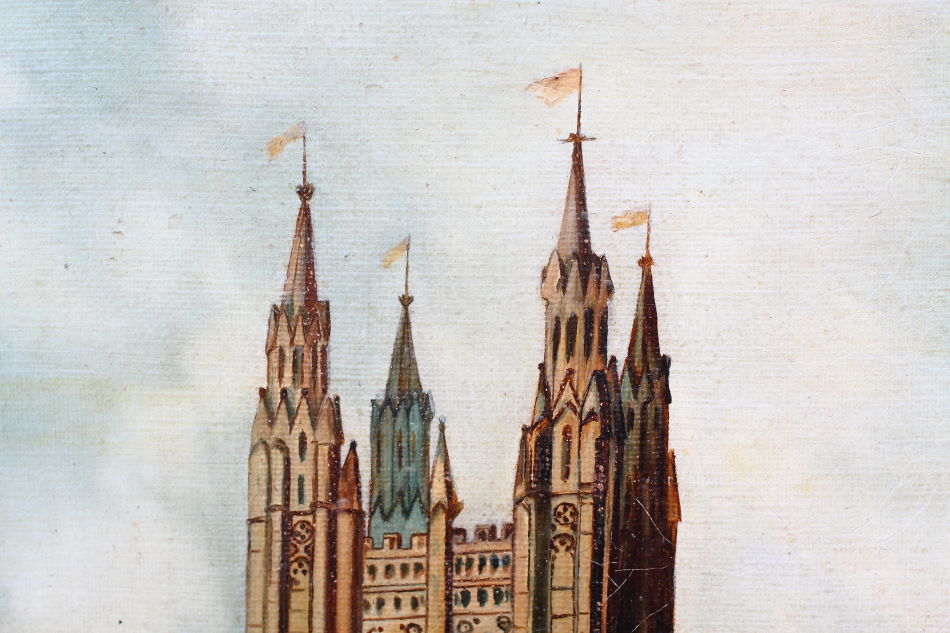 Canterbury Cathedral / Oil Painting