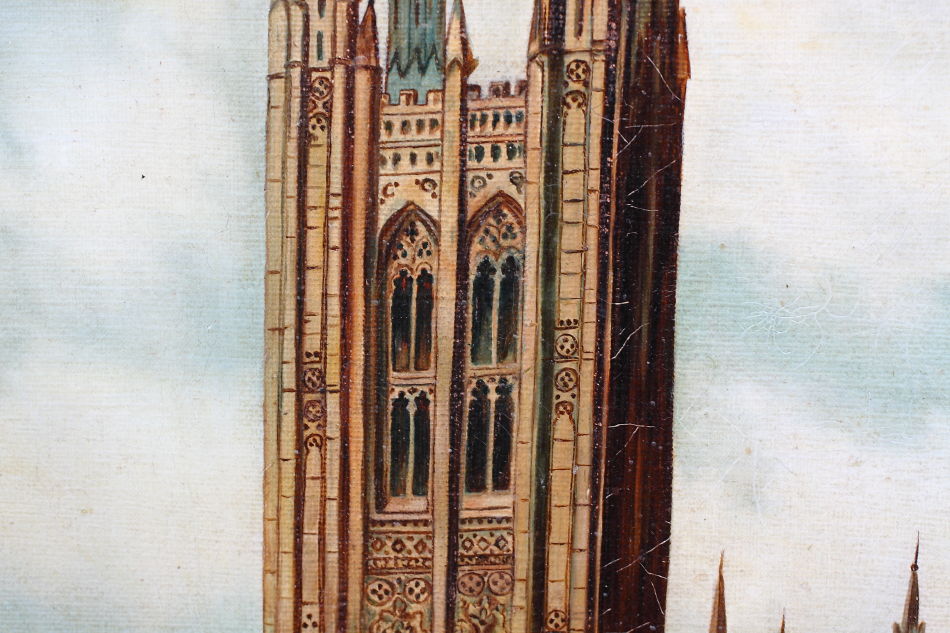 Canterbury Cathedral / Oil Painting
