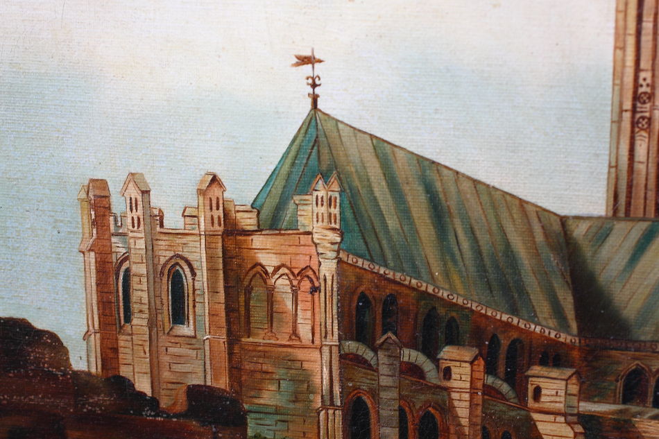 Canterbury Cathedral / Oil Painting