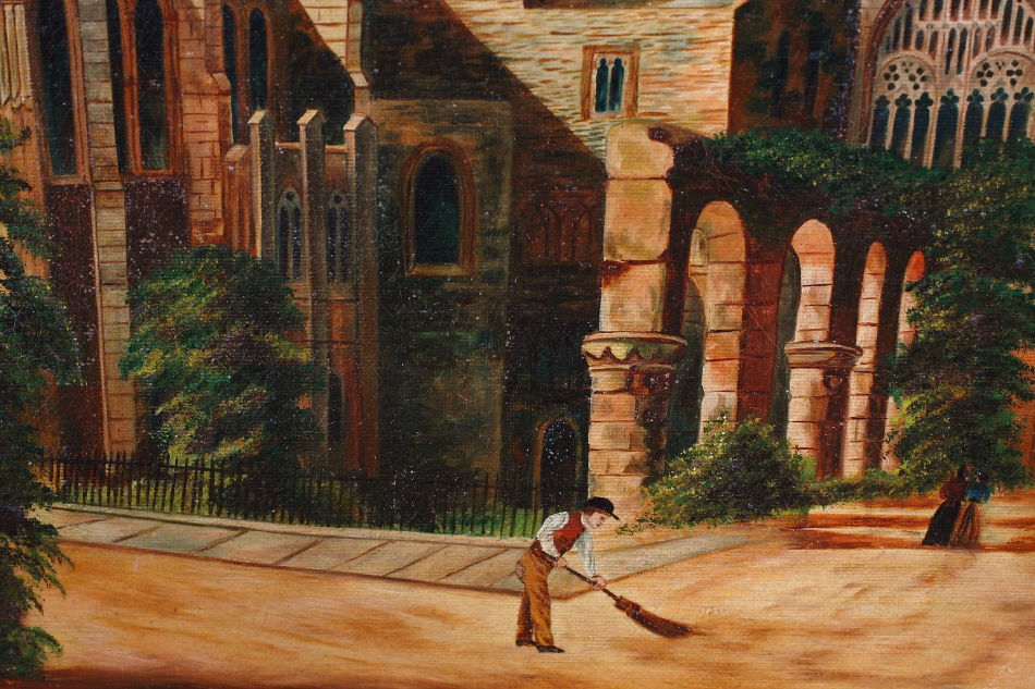 Canterbury Cathedral / Oil Painting