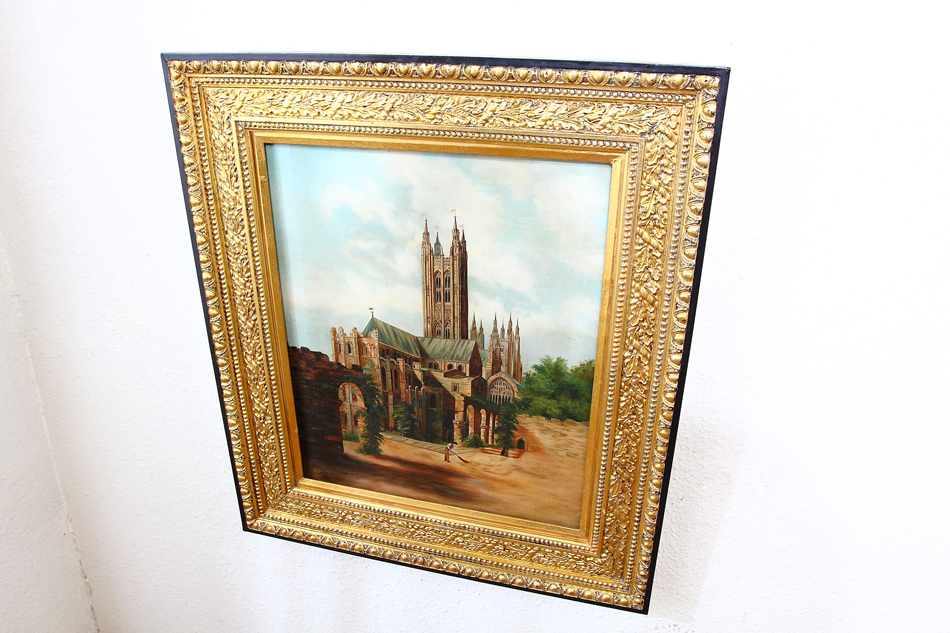 Canterbury Cathedral / Oil Painting