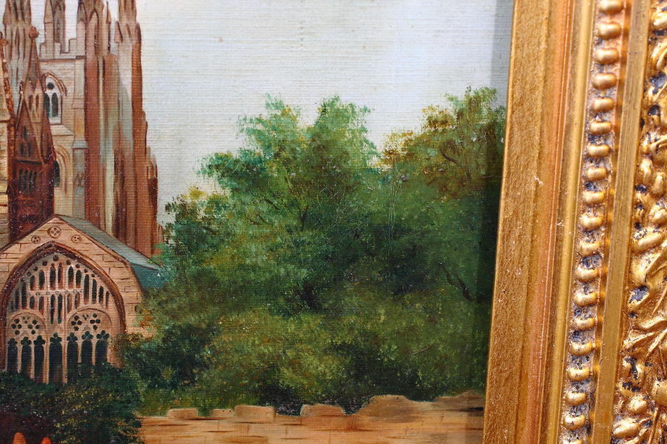 Canterbury Cathedral / Oil Painting
