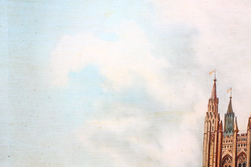 Canterbury Cathedral / Oil Painting