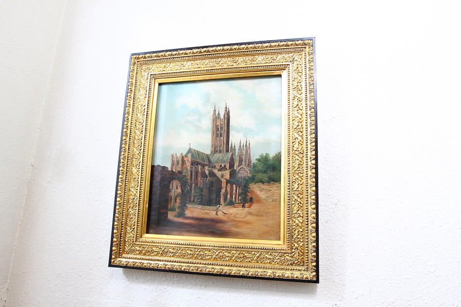 Canterbury Cathedral / Oil Painting