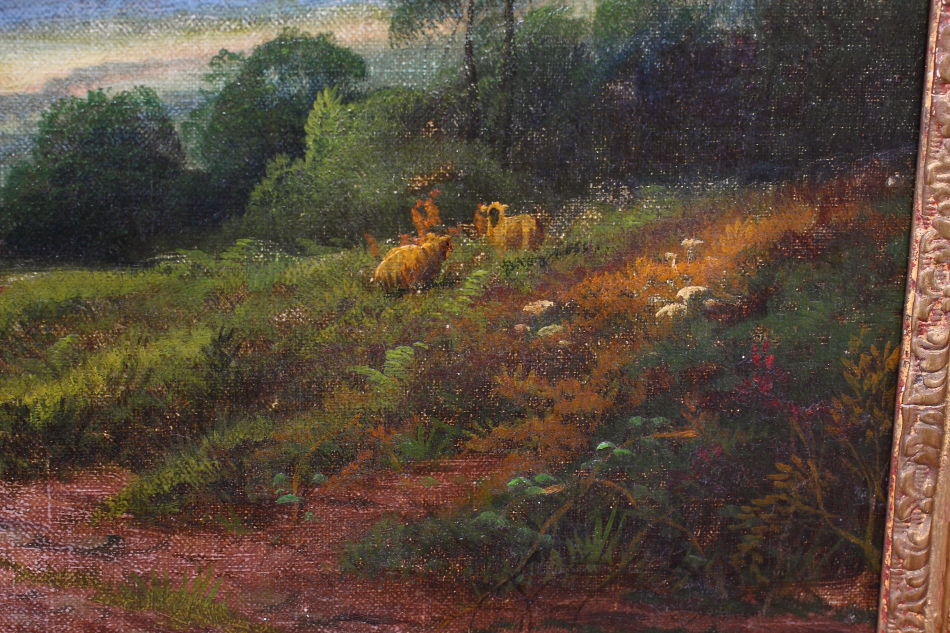 Horseman with Shepard/Oil Painting