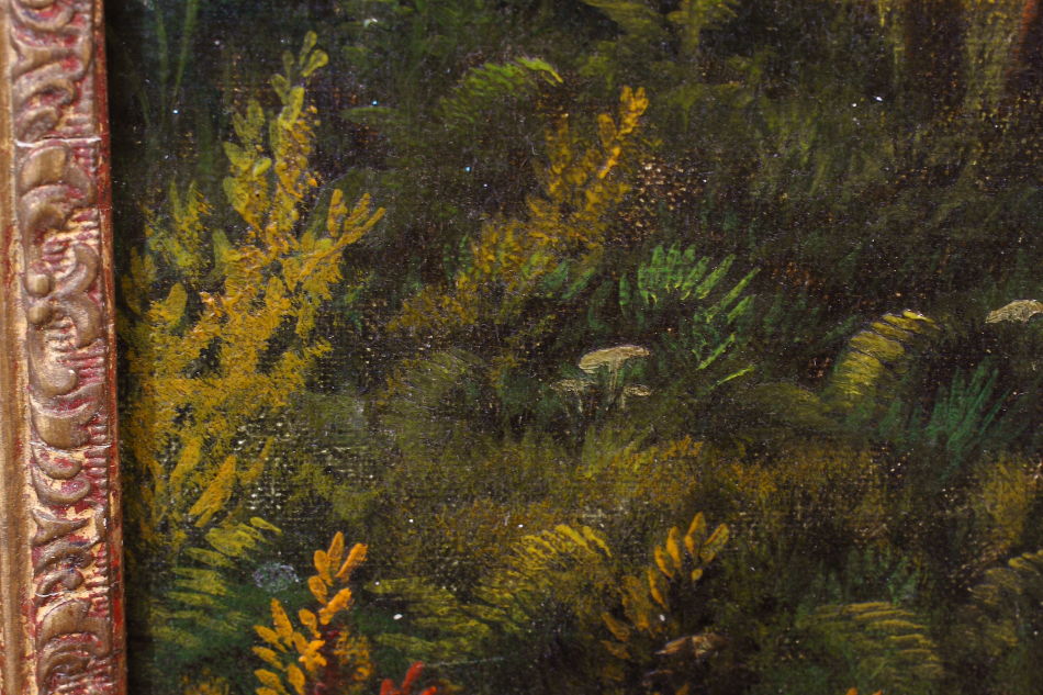 Horseman with Shepard/Oil Painting