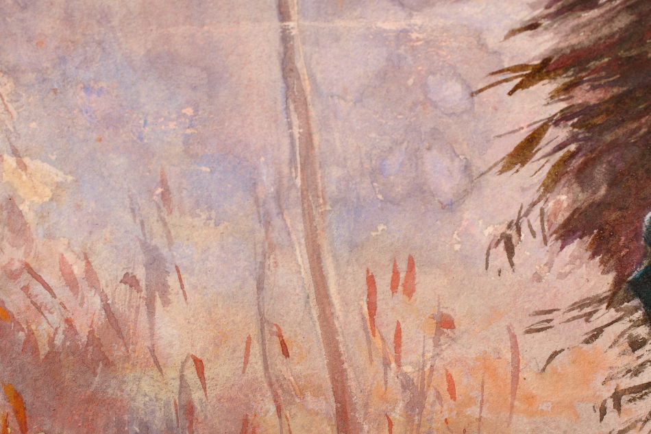 A Far-Eastern Harvest Girl / Water Colour 