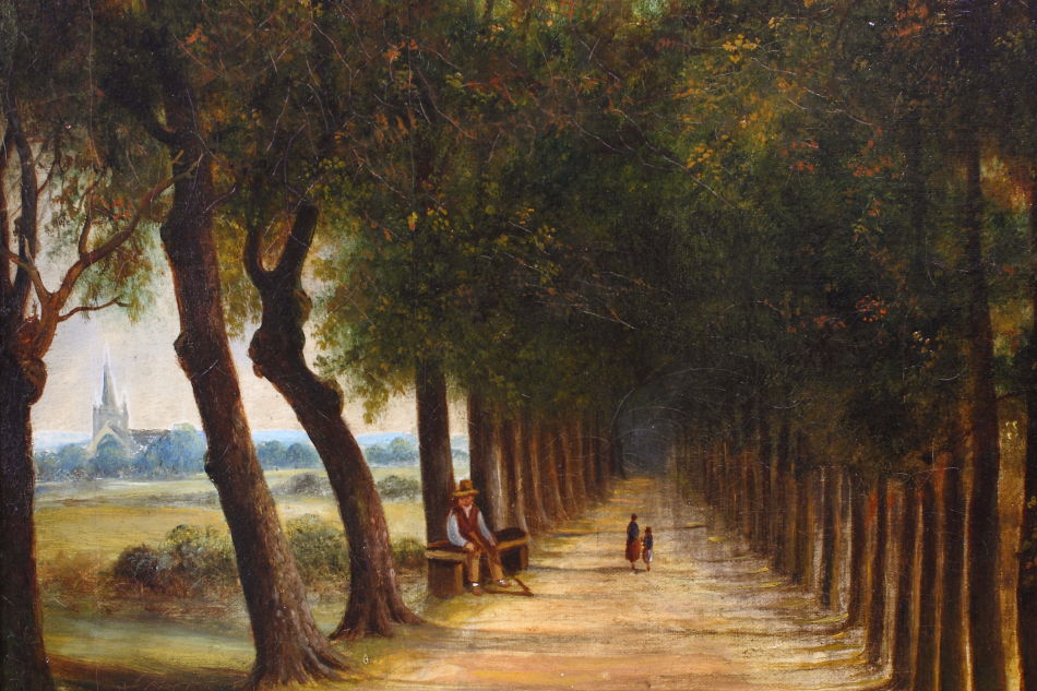 The Avenue / Oil Painting